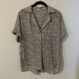Leopard blouse